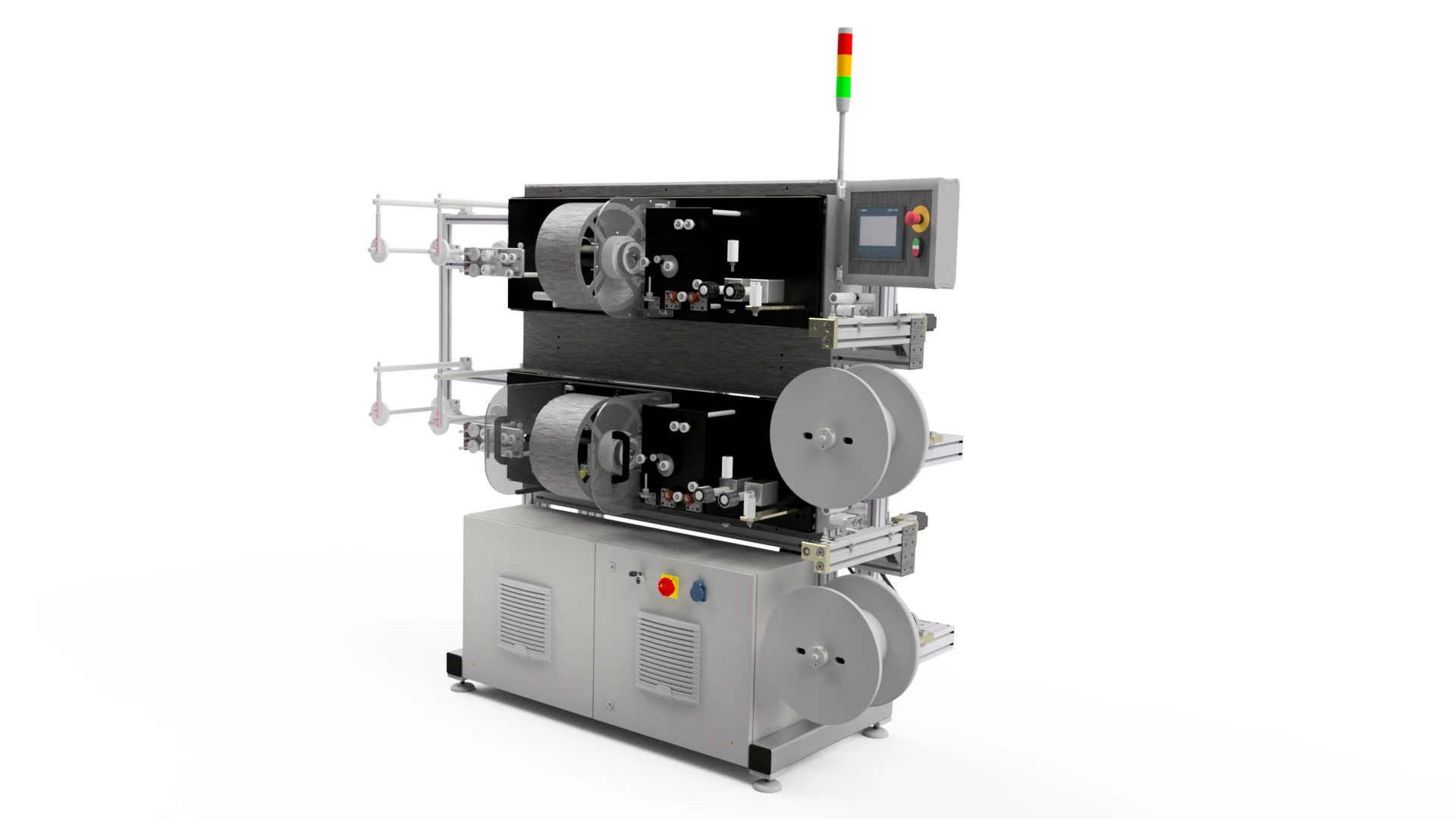 Automatic heating-wire winding machine